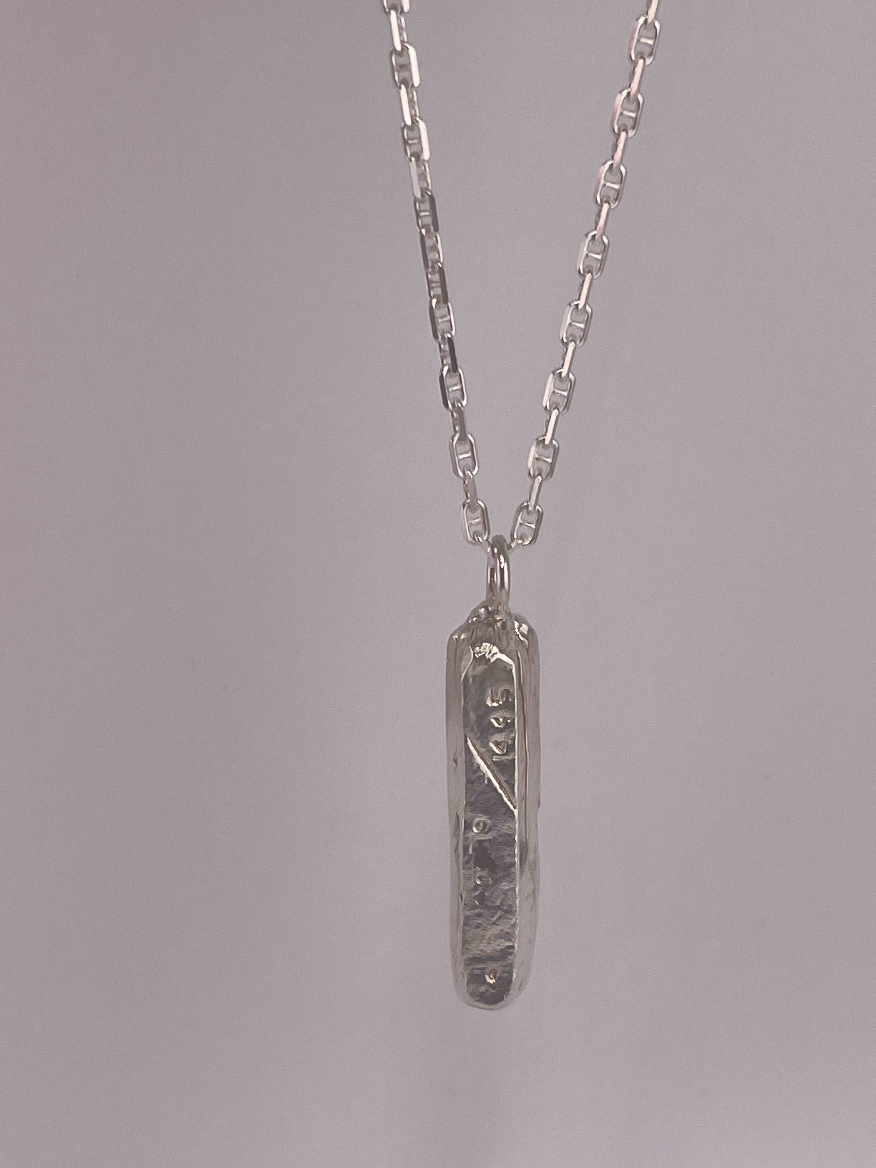 ATOCHA SILVER BAR PENDANT