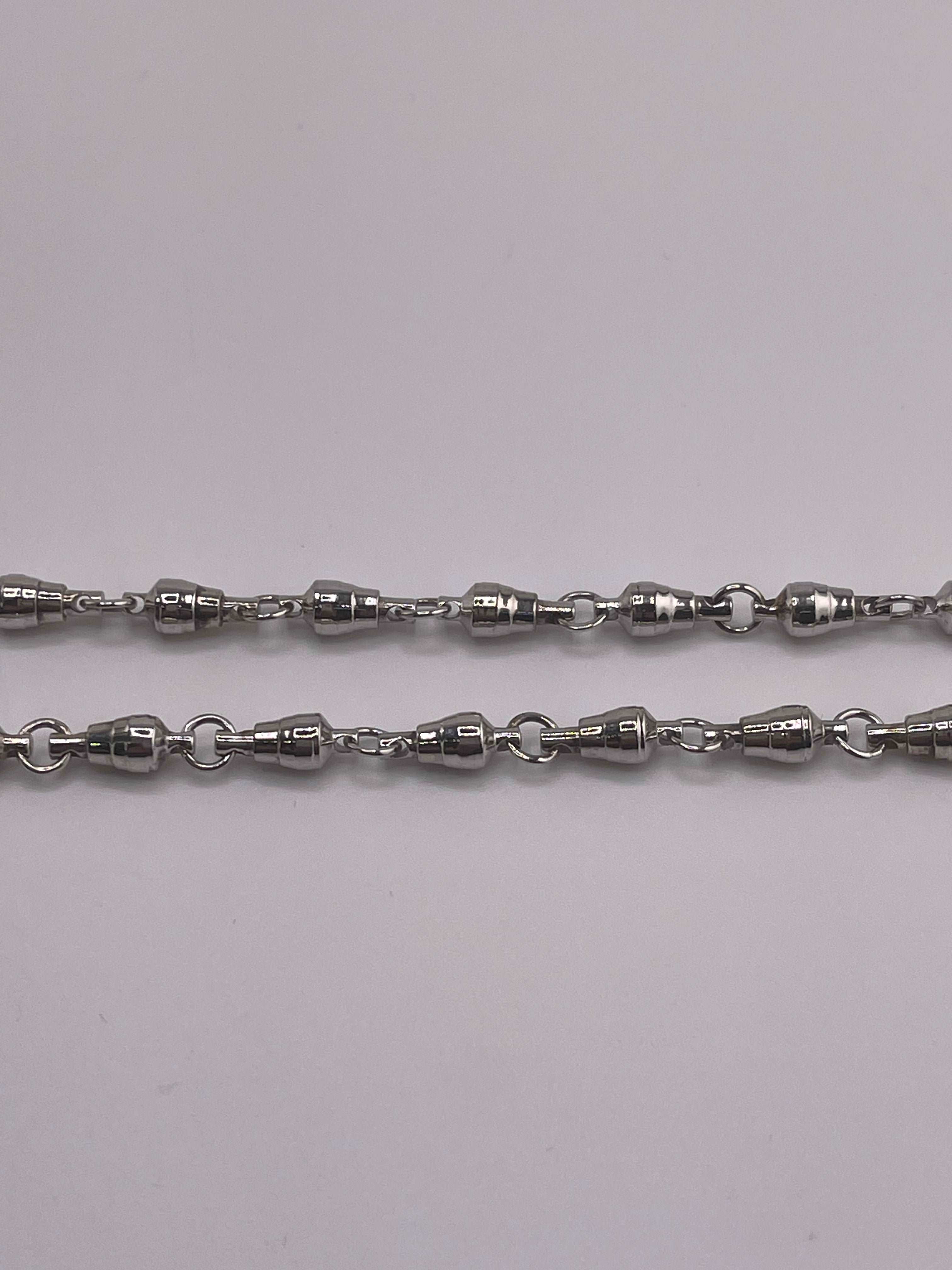 925 ITALIAN SOLID STERLING SILVER SWIVEL CHAIN 4MM 24” Long