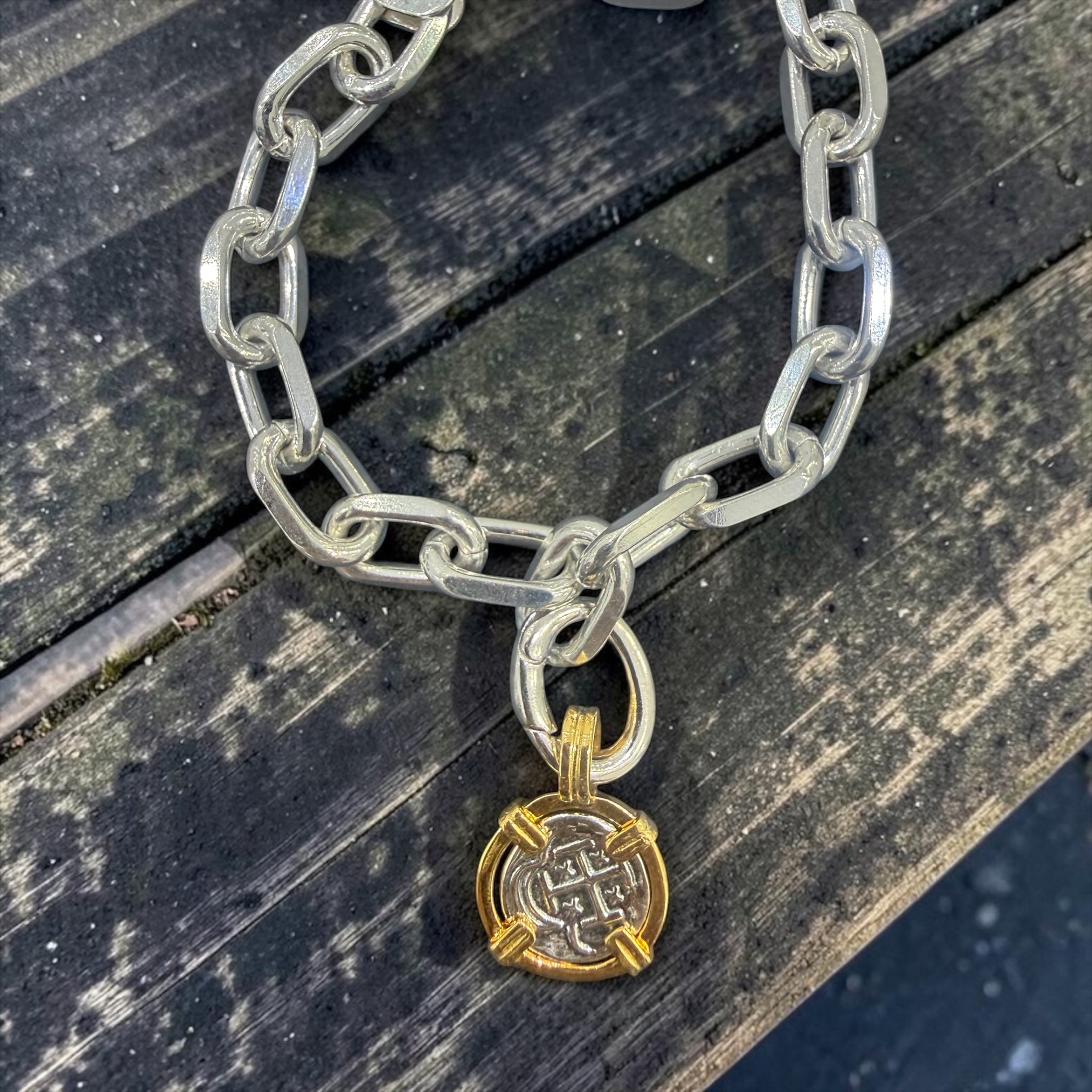 925 solid sterling silver recreation of atocha shipwreck charms for bracelets