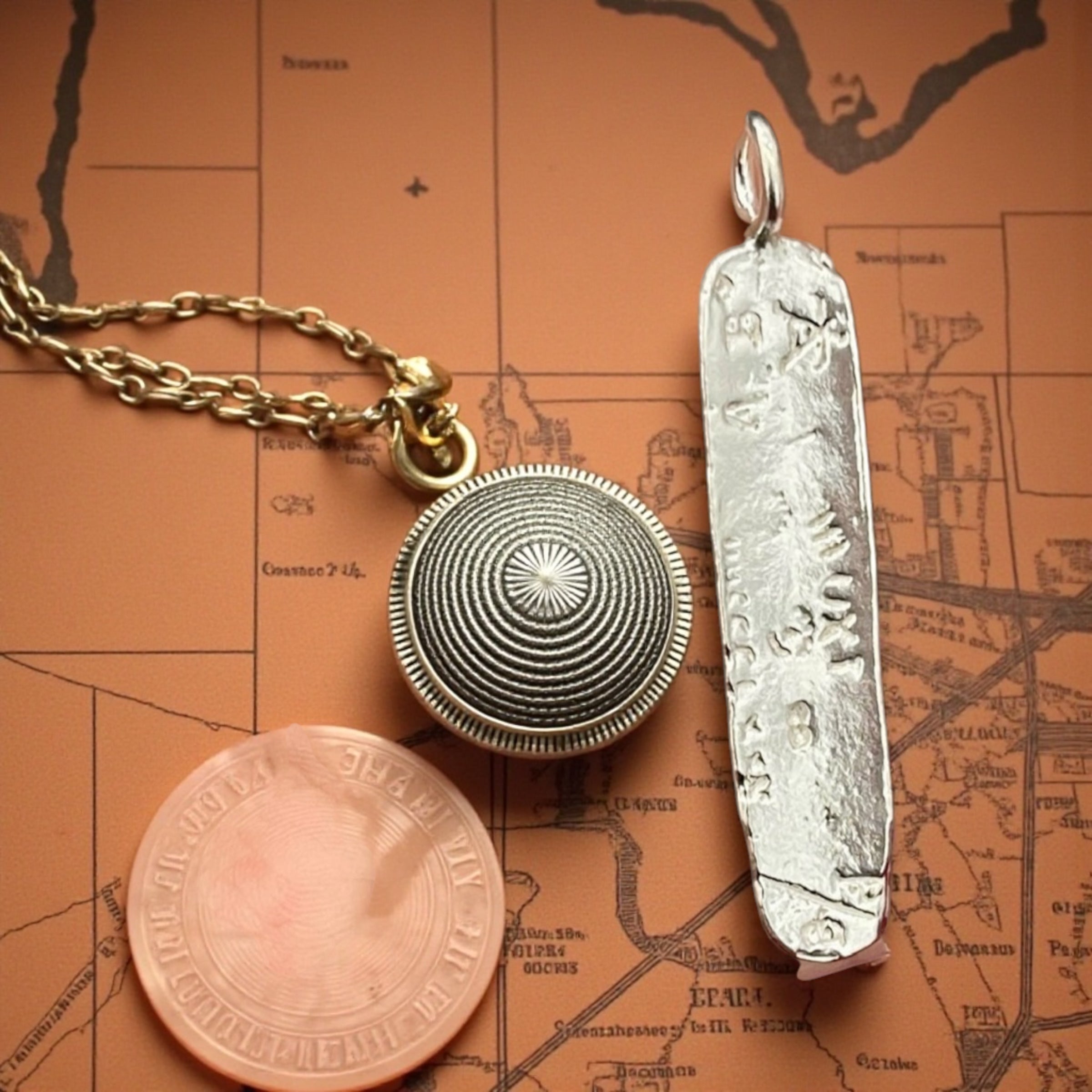 ATOCHA SILVER BAR PENDANT