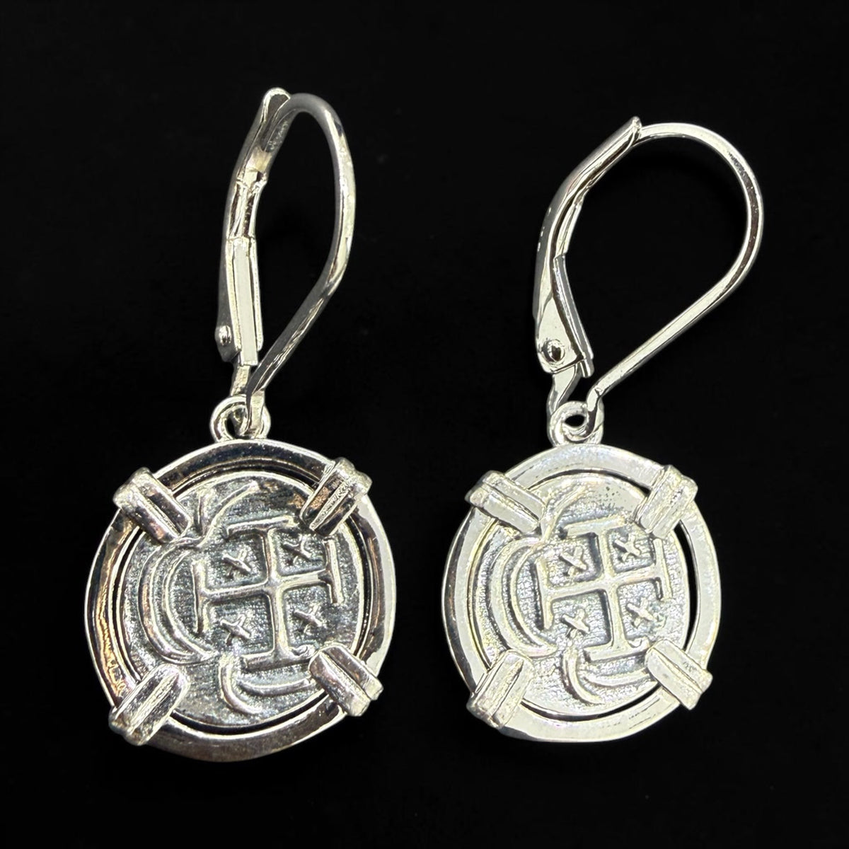 Gorgeous atocha mini coin earrings 13mm