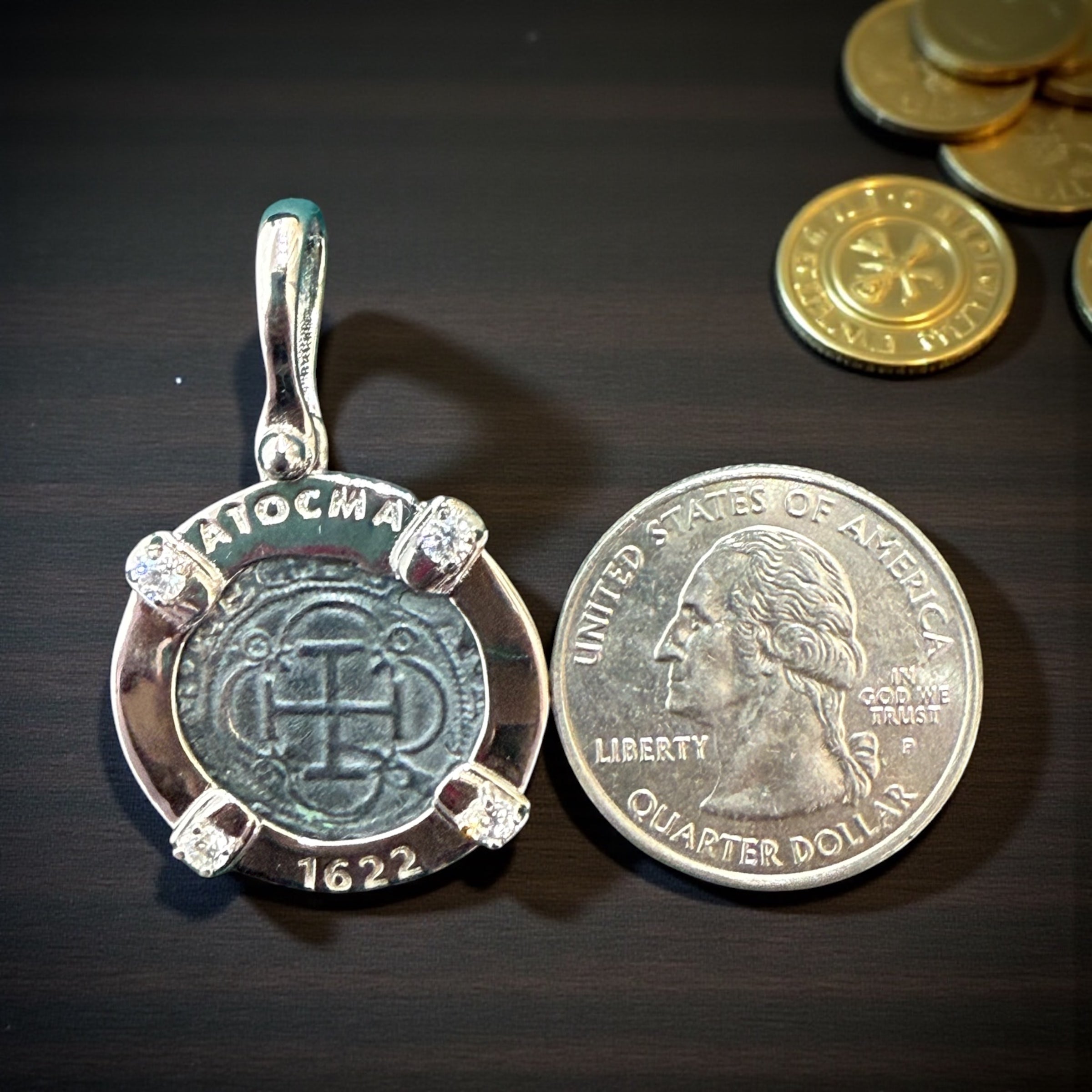 ATOCHA 1622 sterling silver pendant