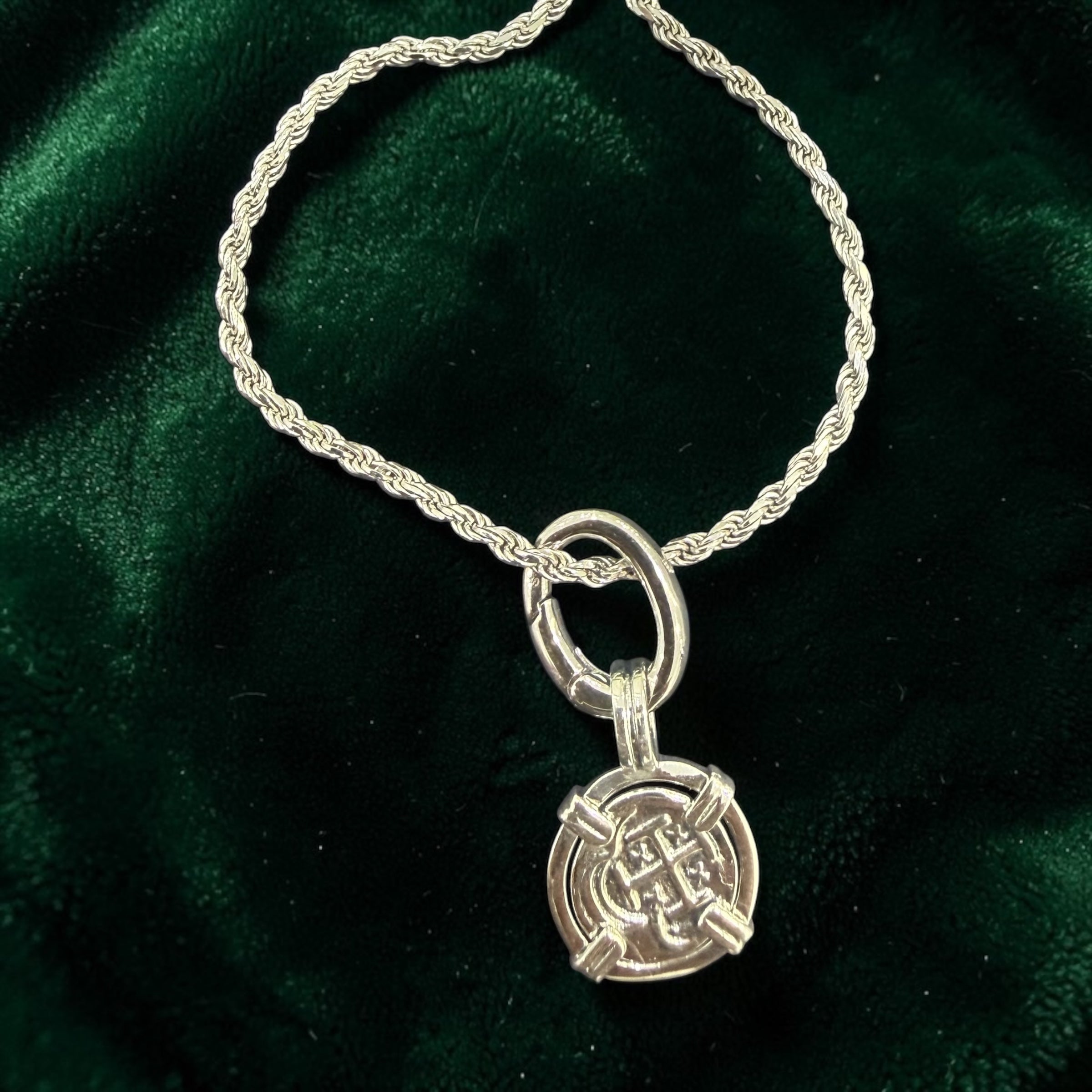 925 solid sterling silver recreation of atocha shipwreck charms for bracelets