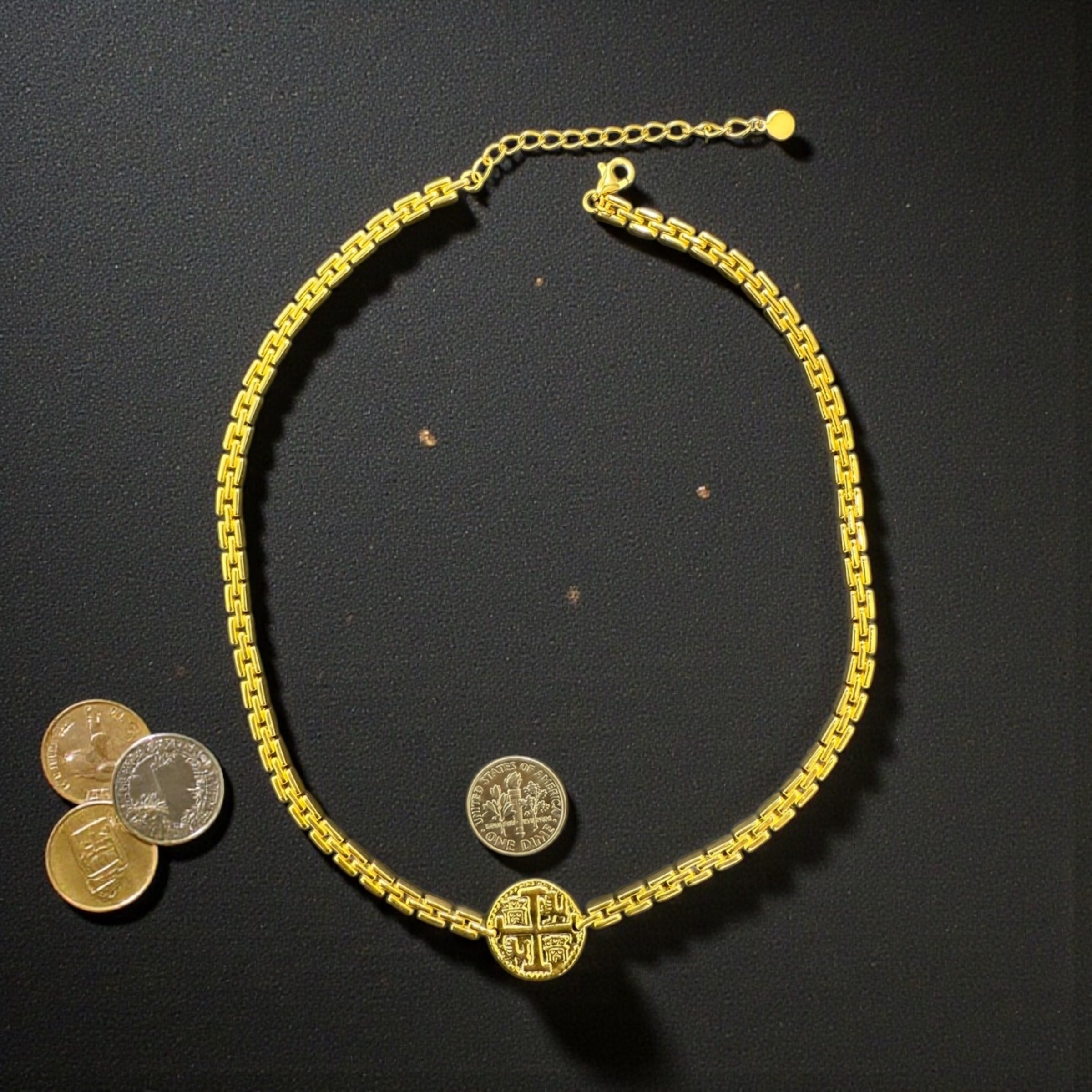 Beautiful atocha silver necklace adjustable 15”to 17”