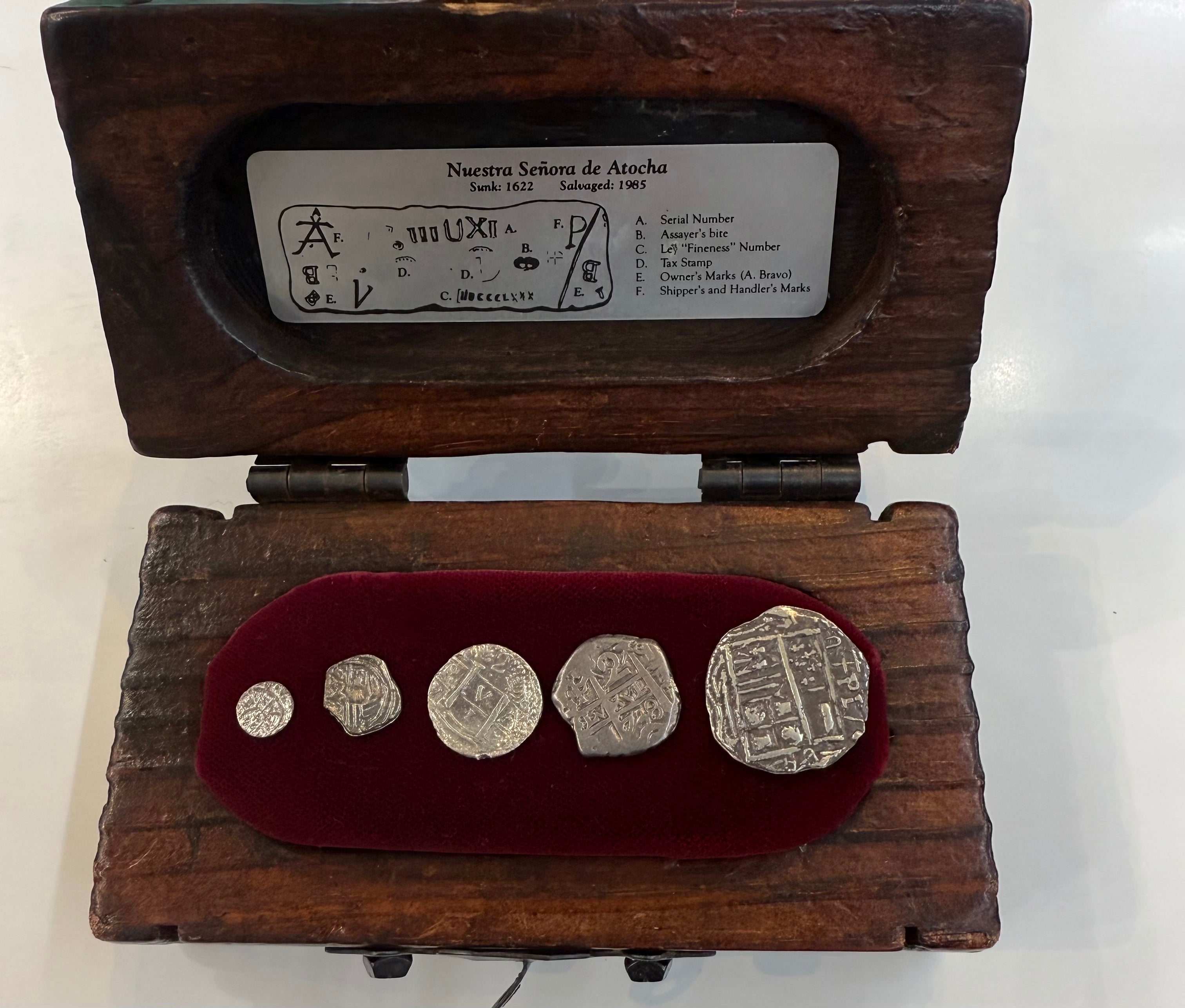 Handmade recreation of Atocha coin (for collectibles and gift)
