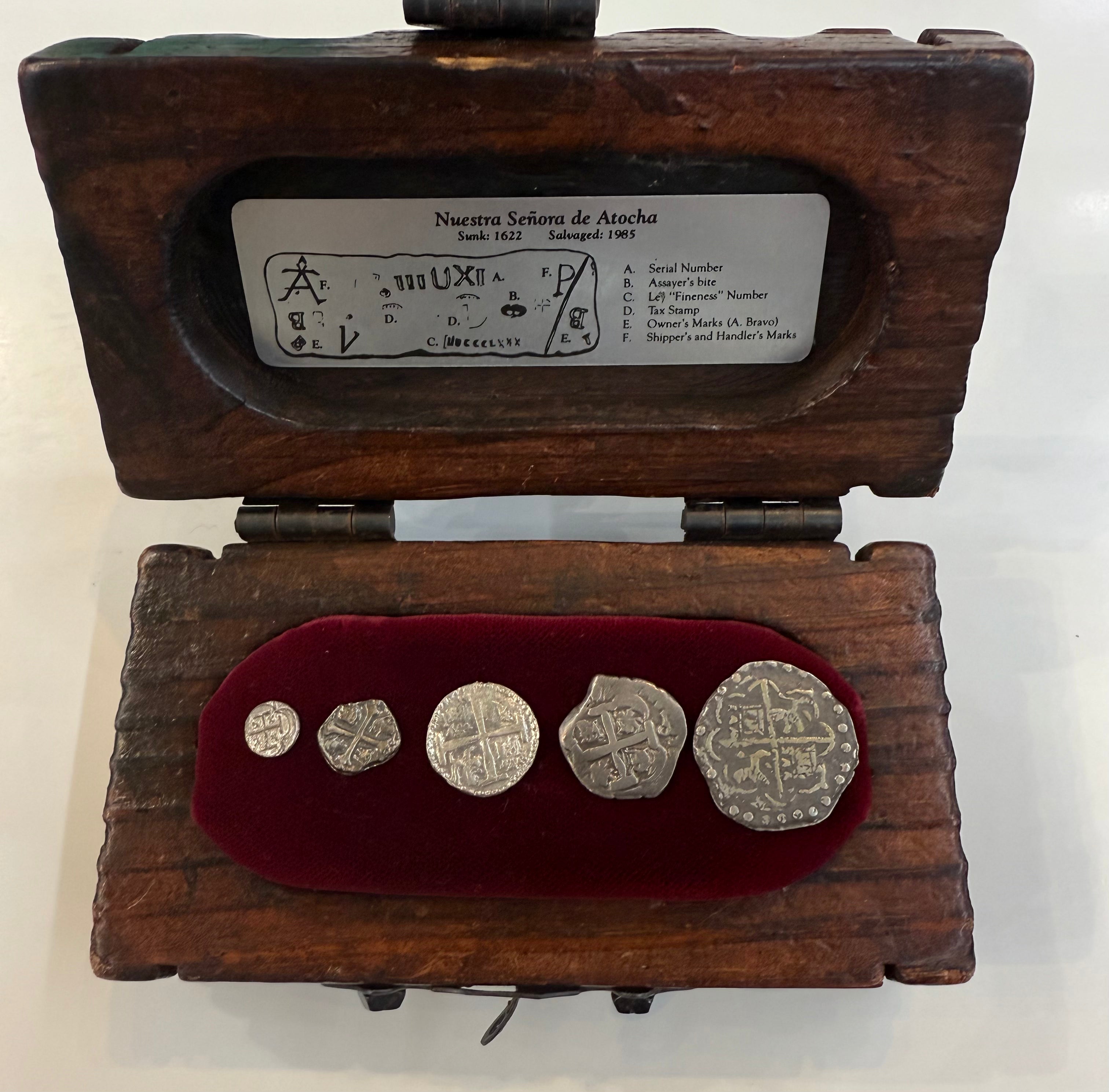 Handmade recreation of Atocha coin (for collectibles and gift)