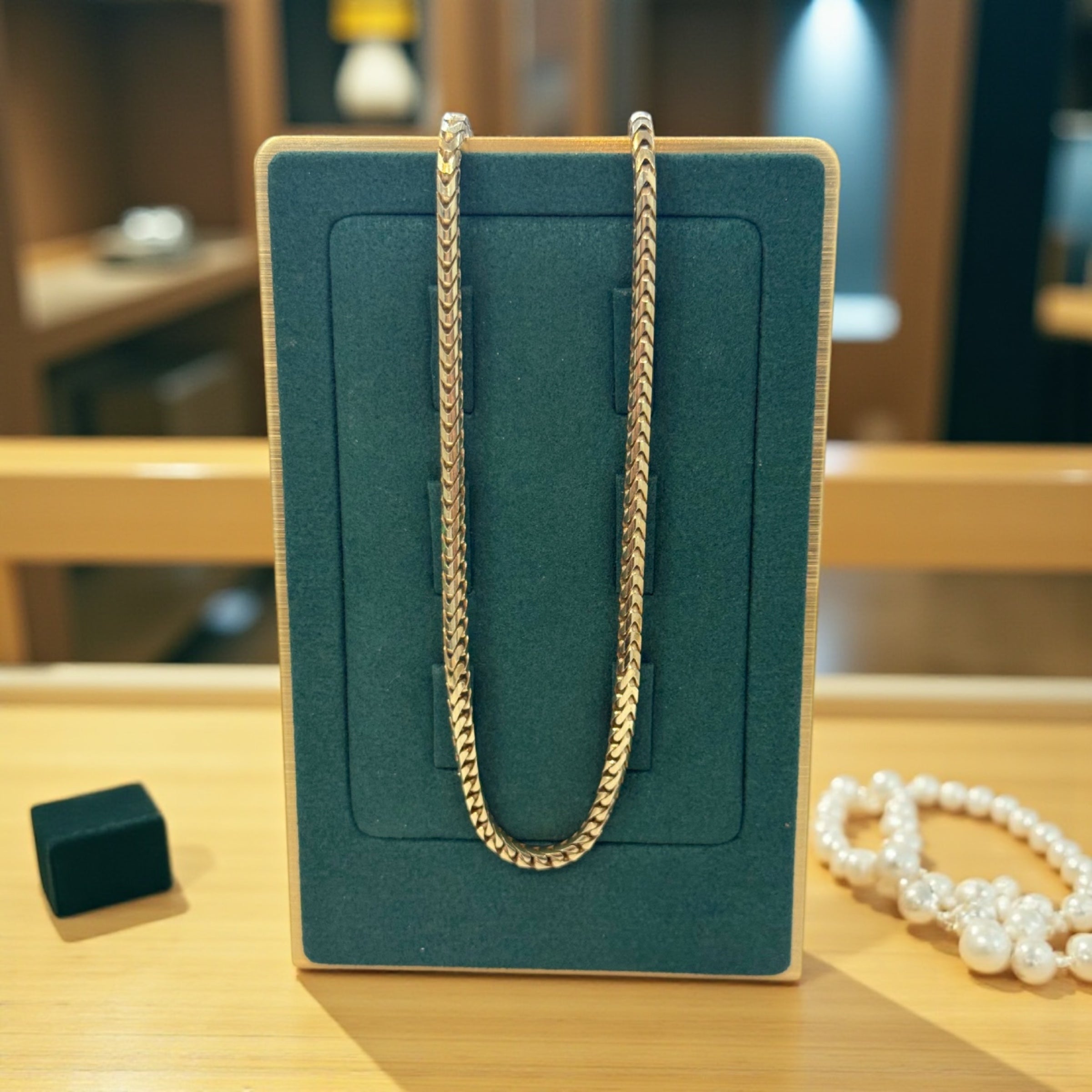 10K HEAVY SOLID REAL GOLD BEAUTIFUL FRANCO CHAIN