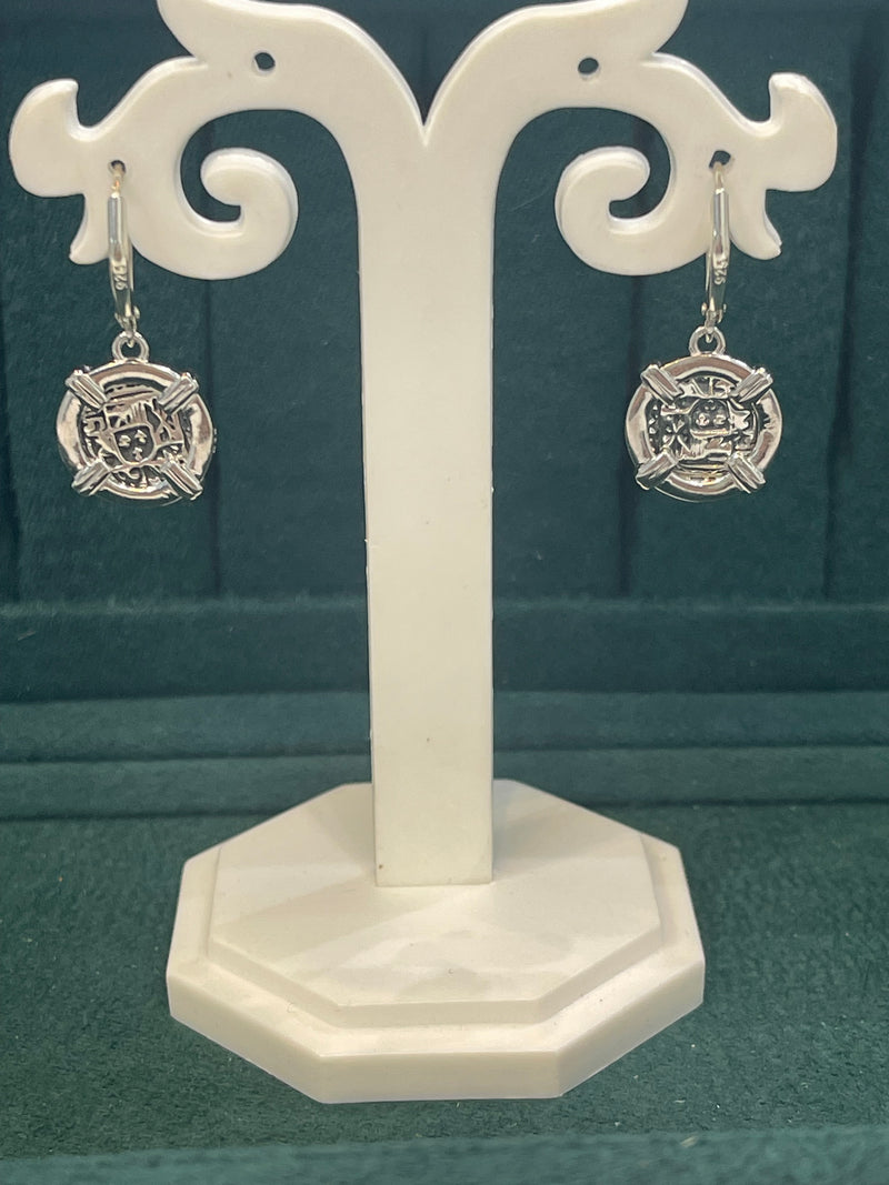 ATOCHA SILVER MINI COIN EARRINGS