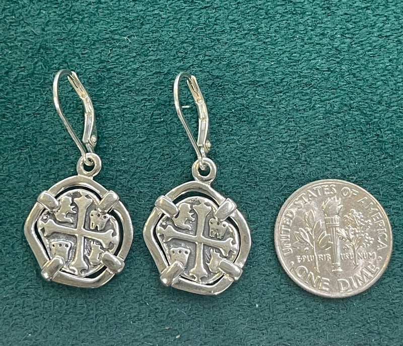 ATOCHA SILVER MINI COIN EARRINGS