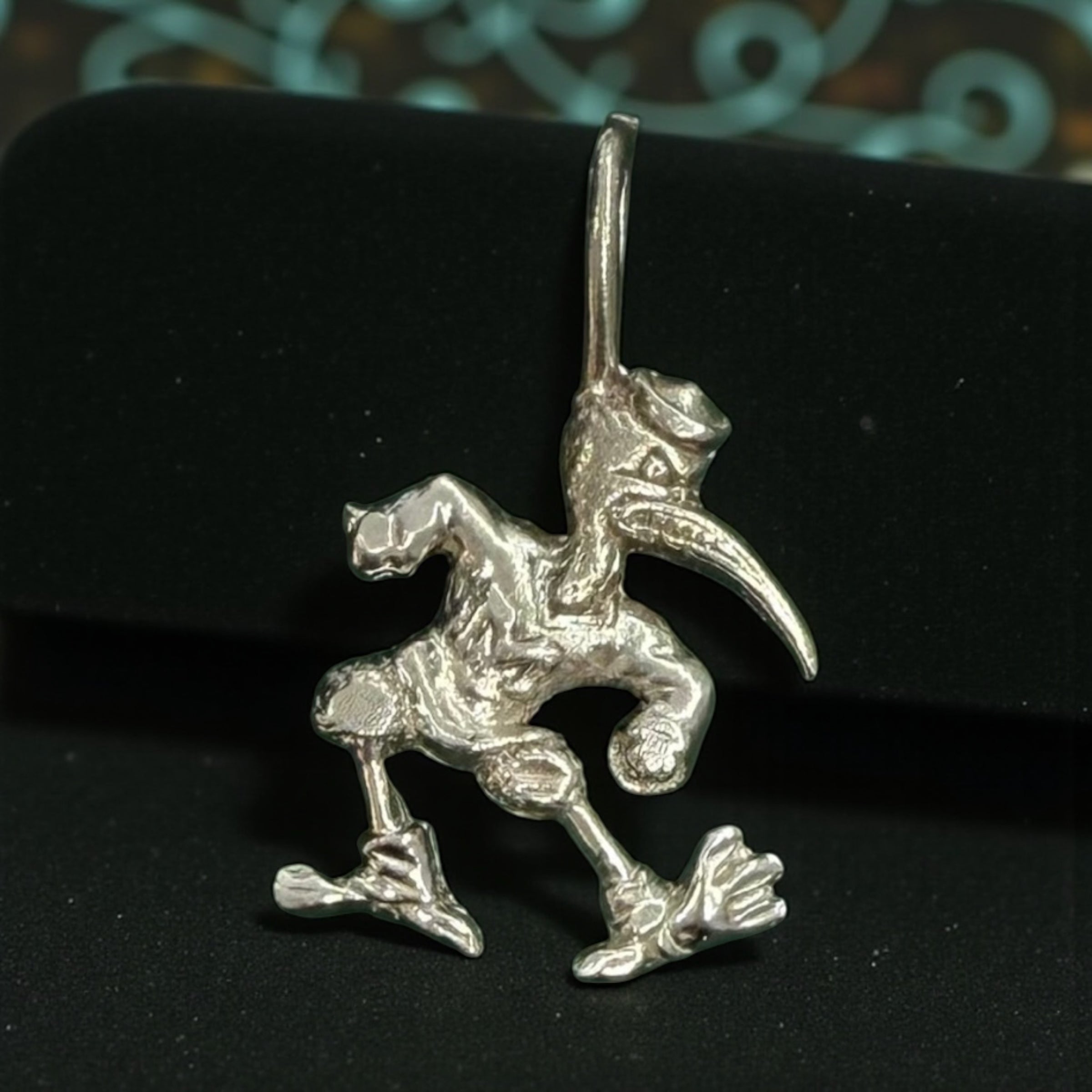 Handmade 925 sterling silver Miami hurricane pendant