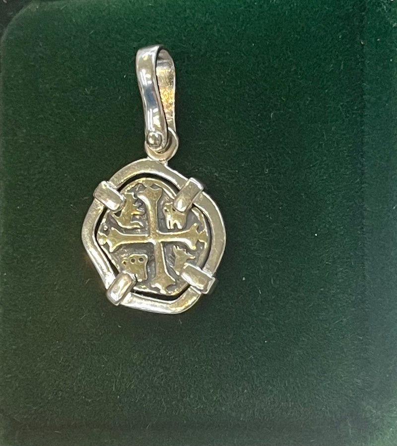 ATOCHA SILVER MINI COIN PENDANT