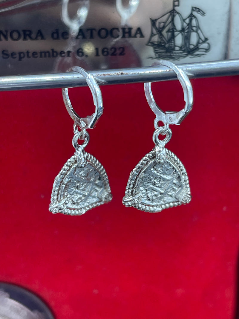 ATOCHA SILVER MINI COIN EARRINGS