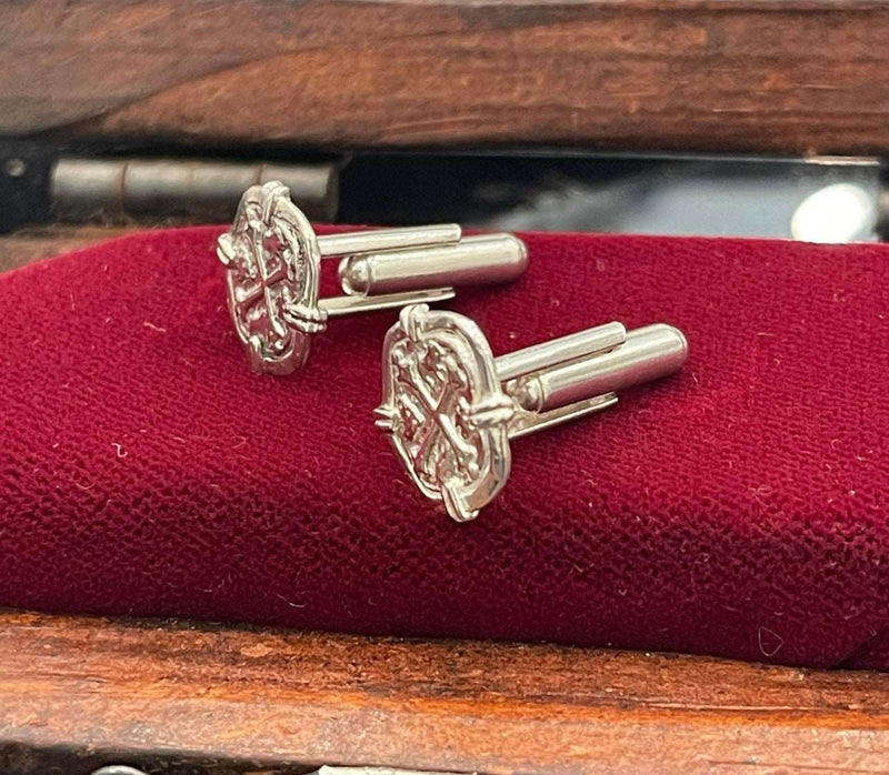 Atocha shipwreck coin Cufflinks 925 solid sterling silver made from atocha silver bars