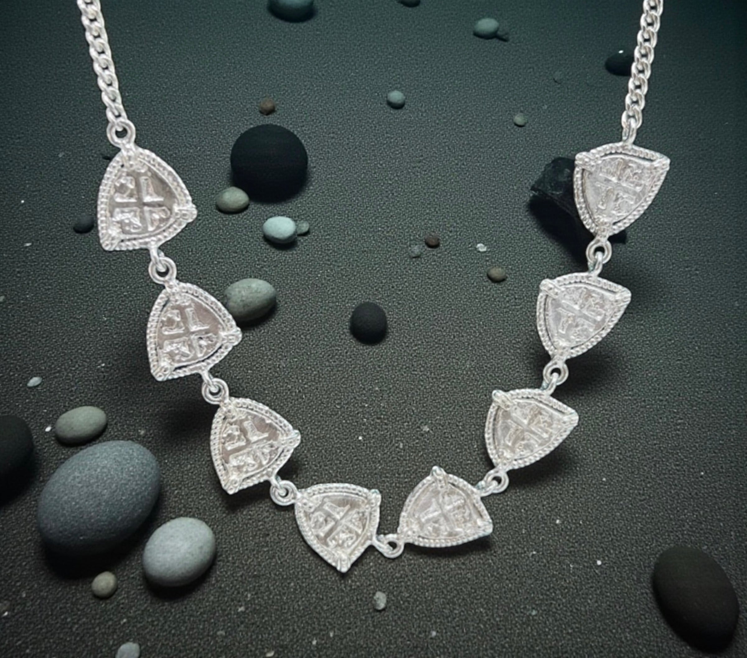 ATOCHA SILVER COIN NECKLACE HANDMADE FROM ATOCHA SILVER