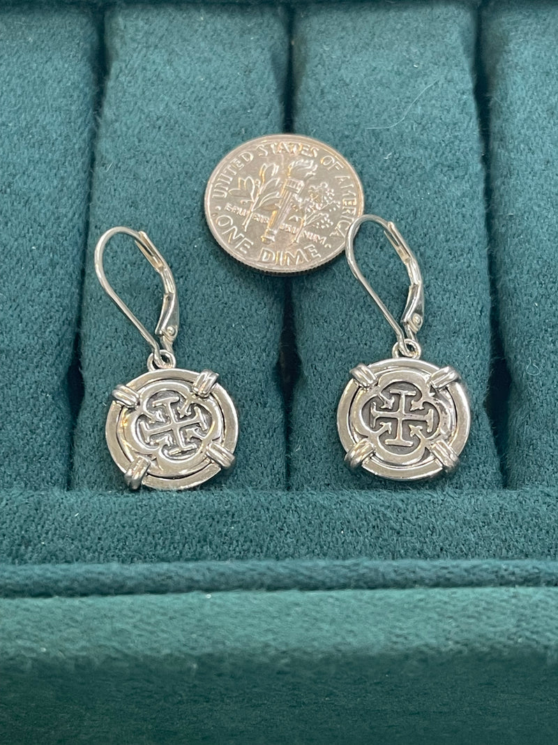 ATOCHA SILVER MINI COIN EARRINGS