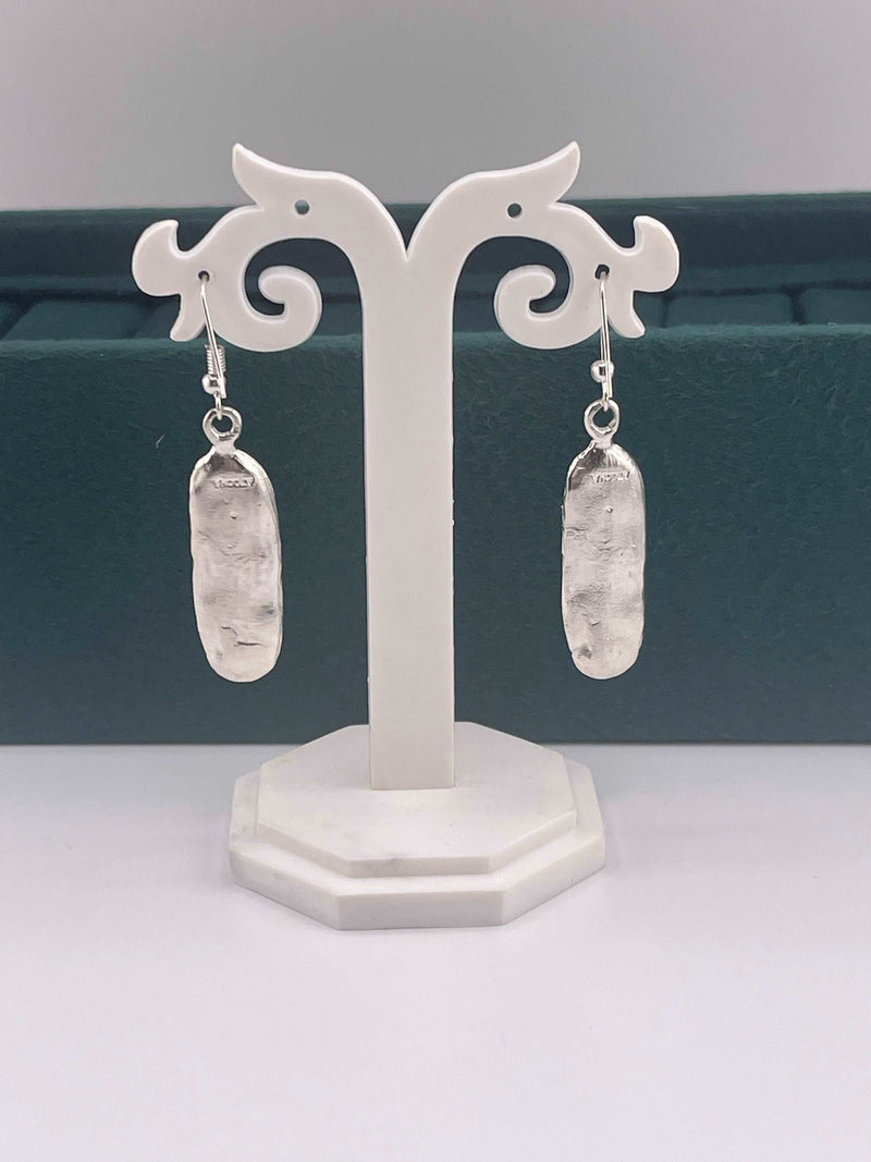 NUESTRA SENORA DE ATOCHA SILVER BAR EARRINGS