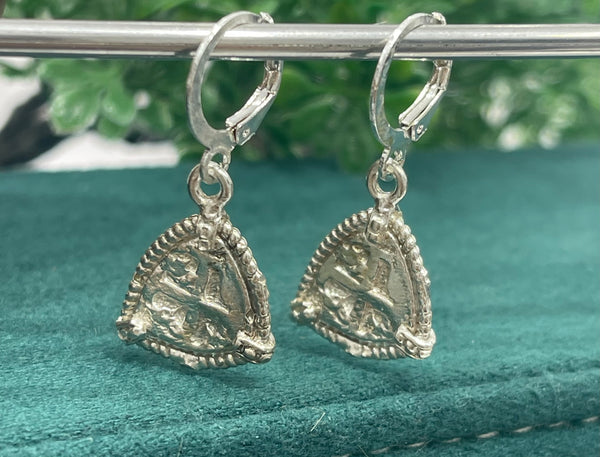 ATOCHA SILVER MINI COIN EARRINGS