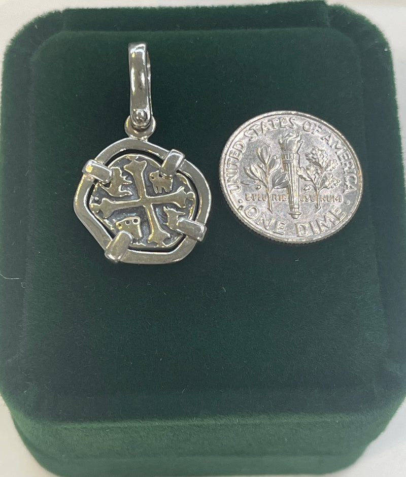 ATOCHA SILVER MINI COIN PENDANT