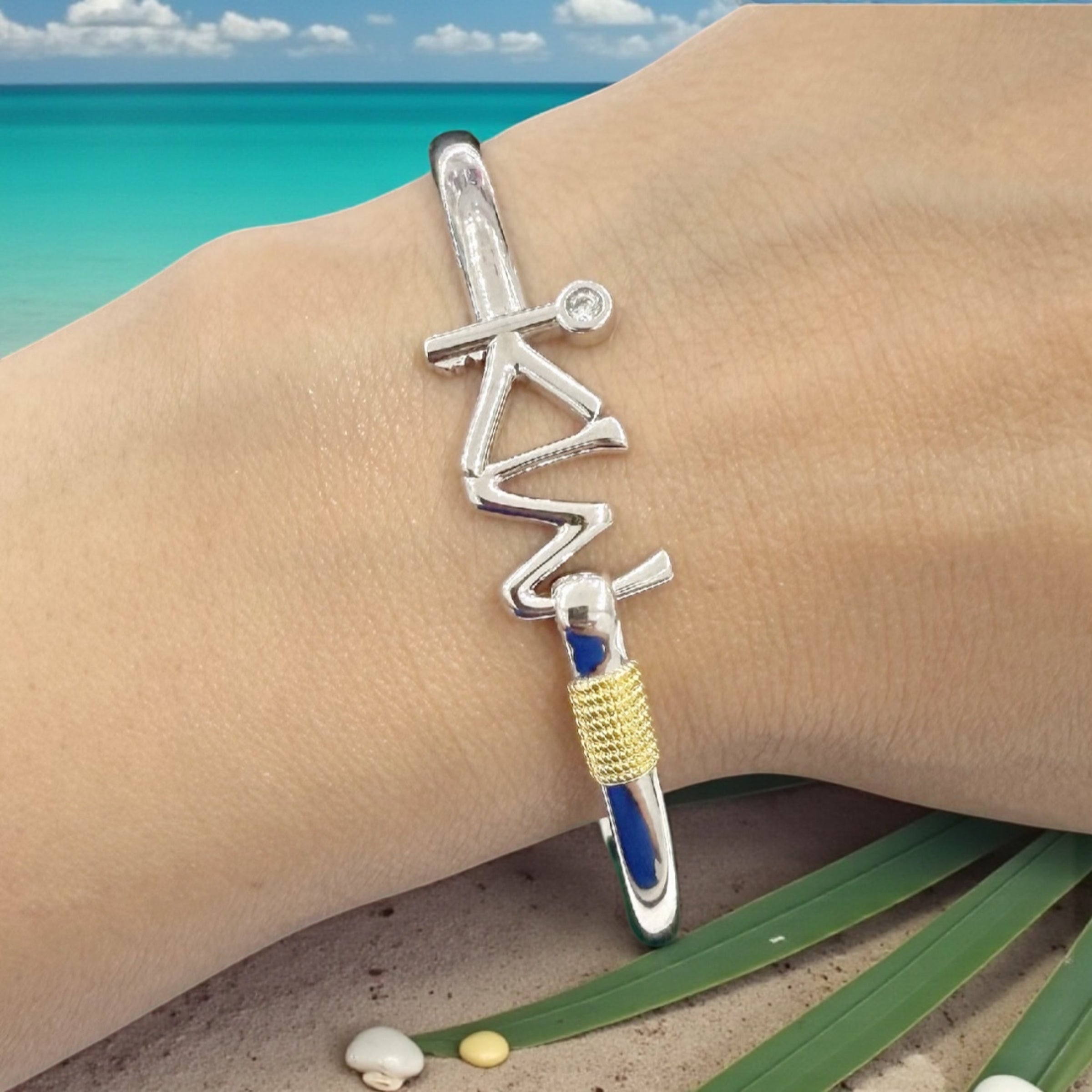 Beautiful KW Key West Bracelet 925 Sterling Silver