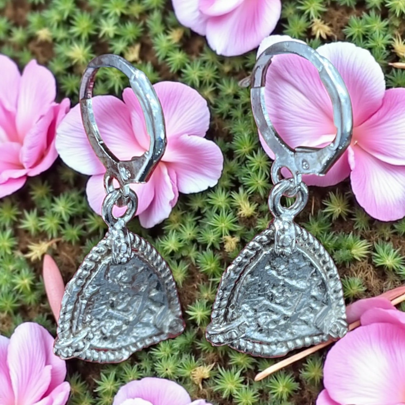 ATOCHA SILVER MINI COIN EARRINGS