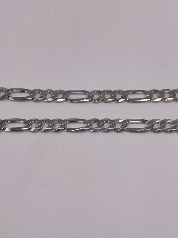 925 ITALIAN SOLID STERLING SILVER FIGARO CHAIN 6MM