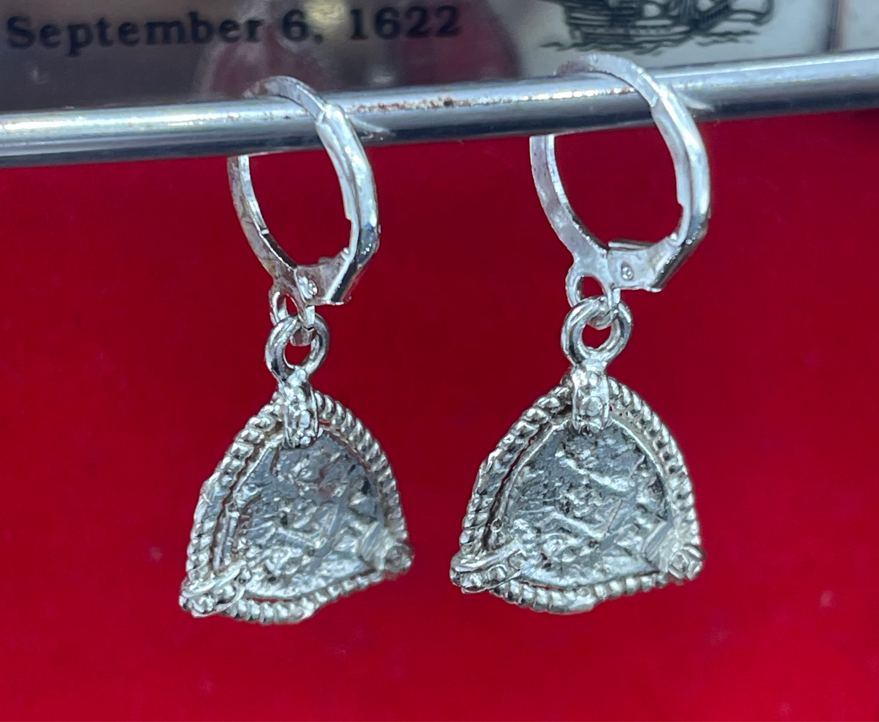 ATOCHA SILVER MINI COIN EARRINGS