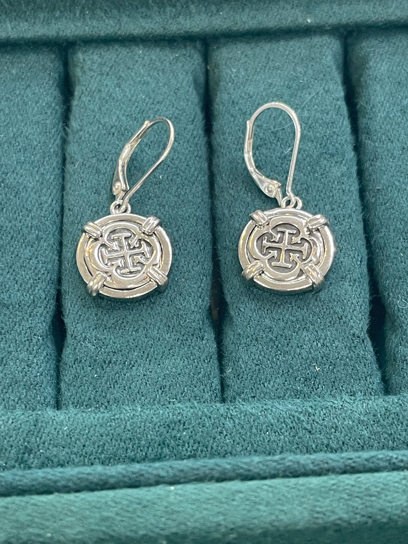 ATOCHA SILVER MINI COIN EARRINGS