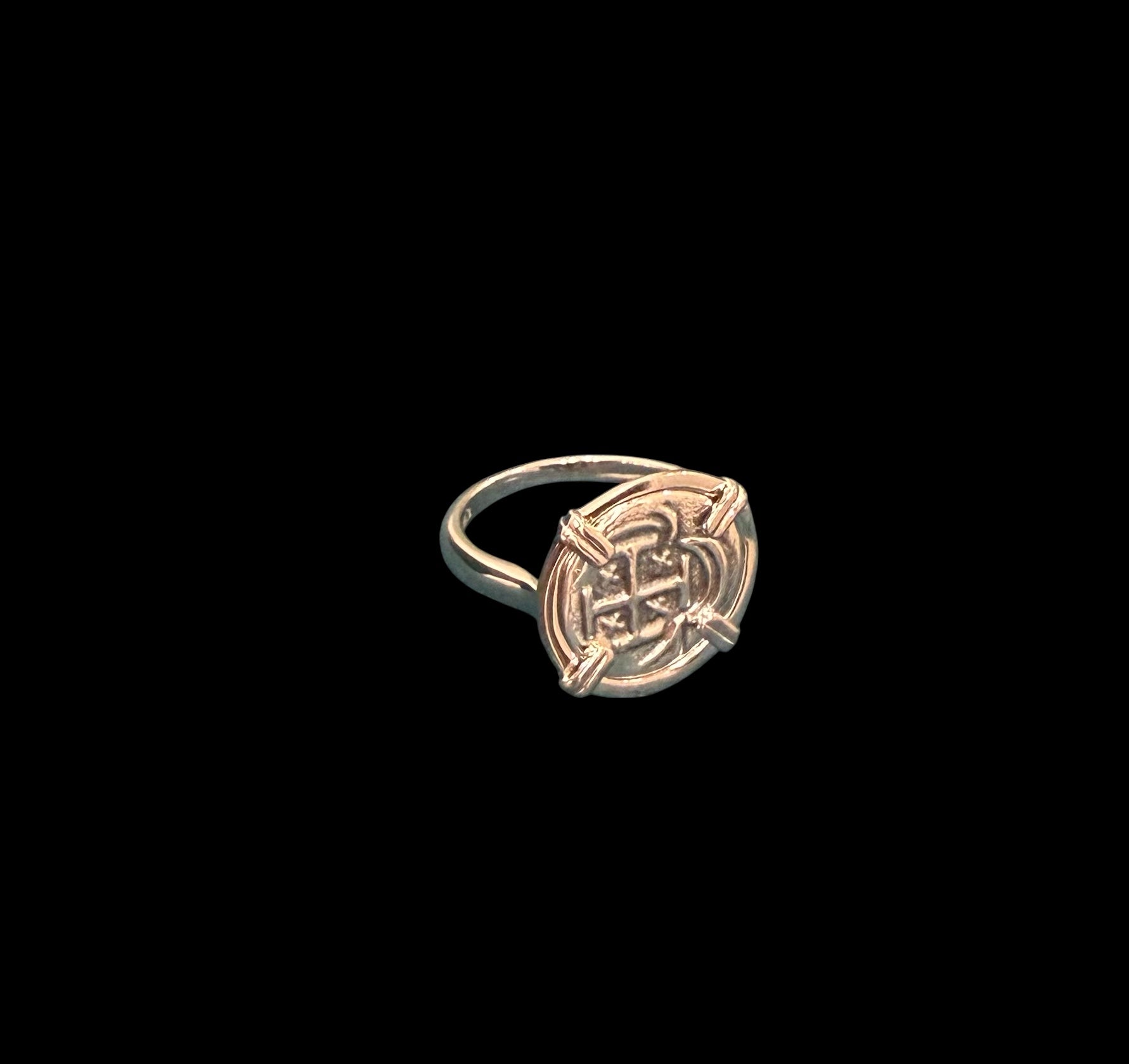 Gorgeous mini atocha coin ring
