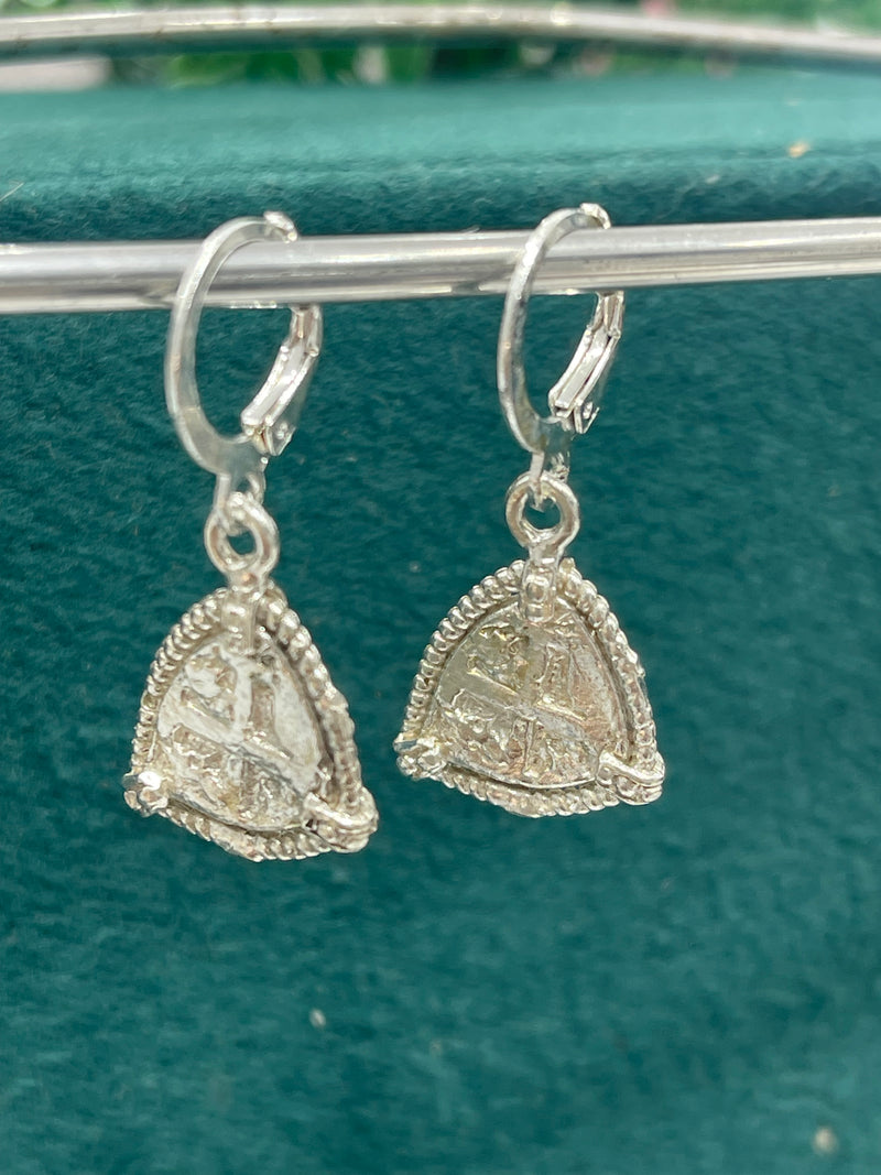 ATOCHA SILVER MINI COIN EARRINGS