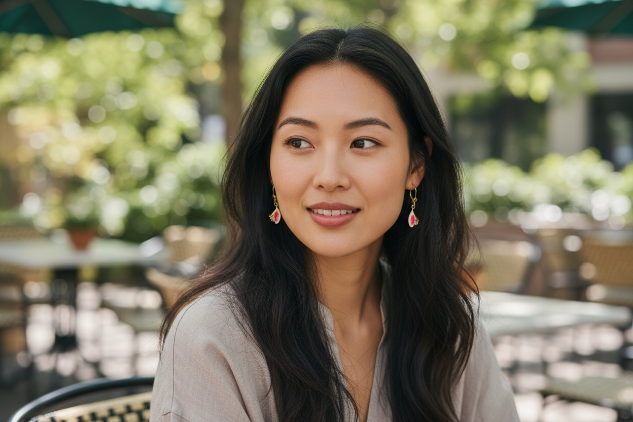 14K REAL SOLID GOLD HANDMADE MINI CONCH SHELL EARRINGS