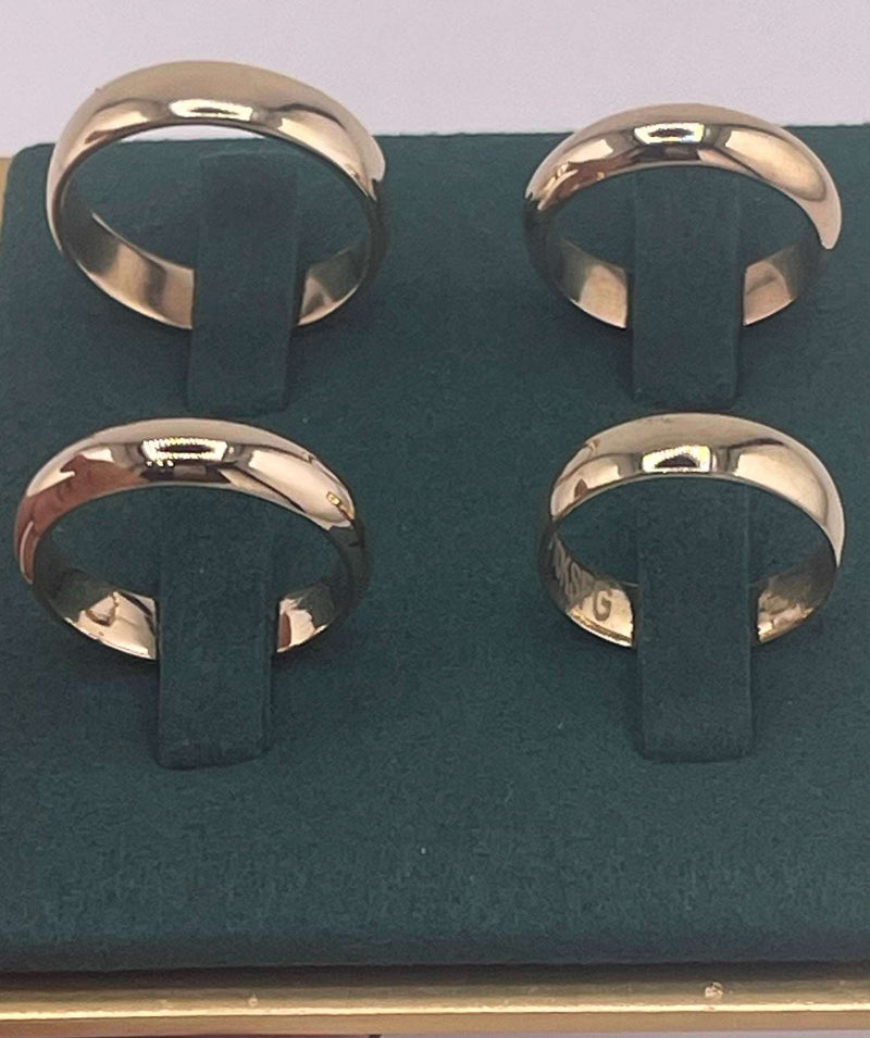 14K REAL SOLID GOLD BANDS