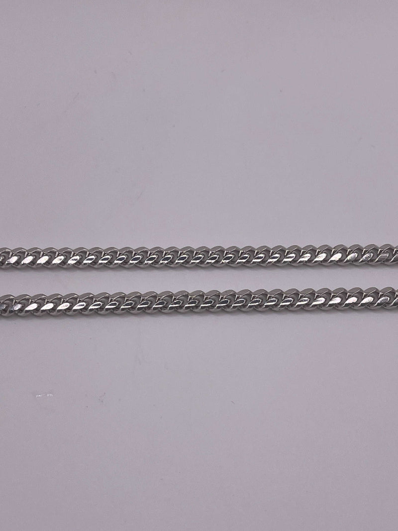 925 ITALIAN SOLID HEAVY STERLING SILVER CUBAN CHAIN 5MM