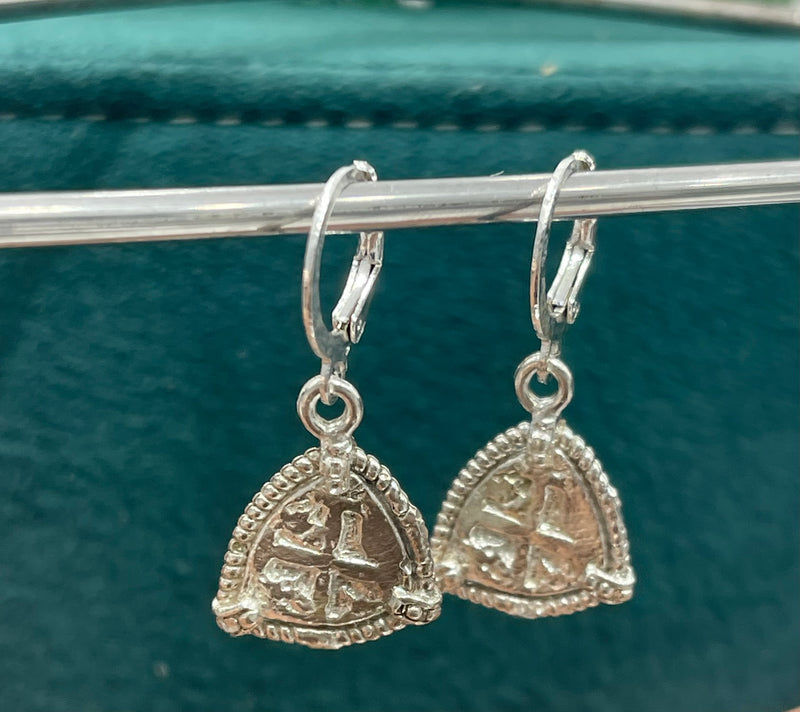 ATOCHA SILVER MINI COIN EARRINGS