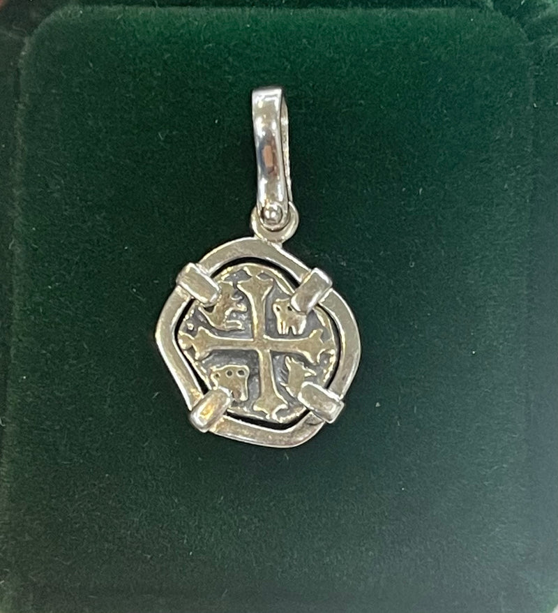 ATOCHA SILVER MINI COIN PENDANT