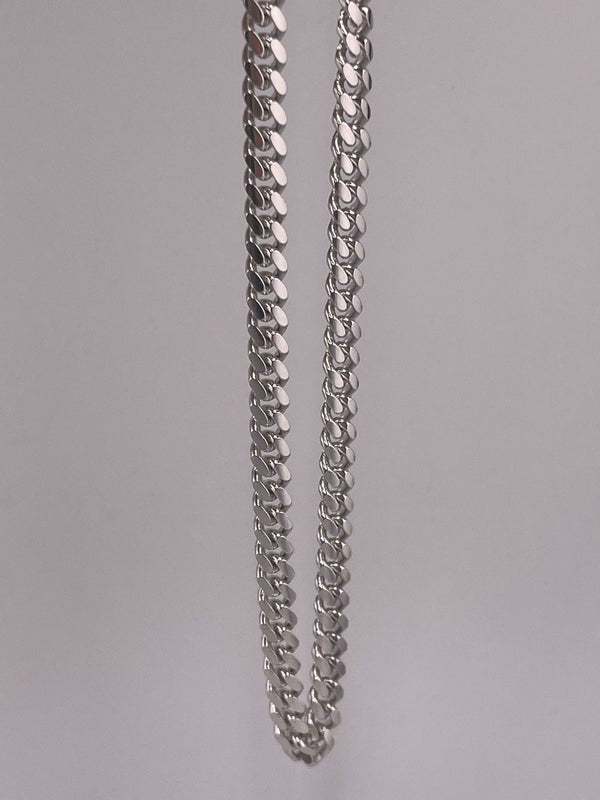 925 ITALIAN SOLID HEAVY STERLING SILVER CUBAN CHAIN 5MM