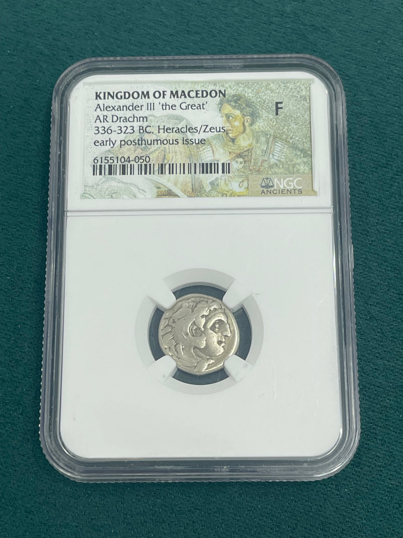 SEALED AND CERTIFIED KINGDOM OF MACEDON ALEXANDER III ‘the great’ COIN