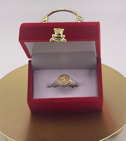 NUESTRA SENORA DE ATOCHA SILVER AND GOLD MINI COIN RING