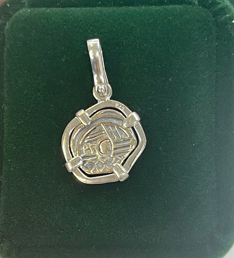 ATOCHA SILVER MINI COIN PENDANT