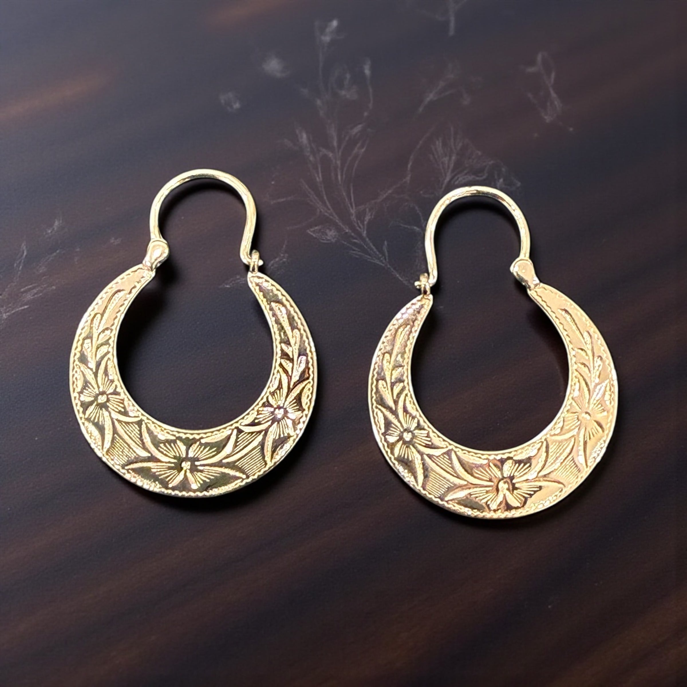 925 STERLING SILVER HANDMADE CUBAN HOOP EARRINGS