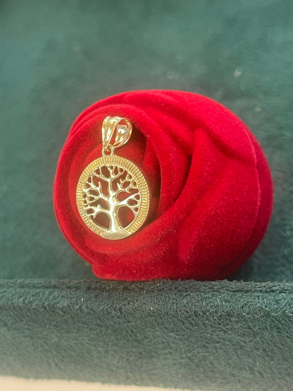 14K REAL GOLD TREE OF LIFE PENDANT