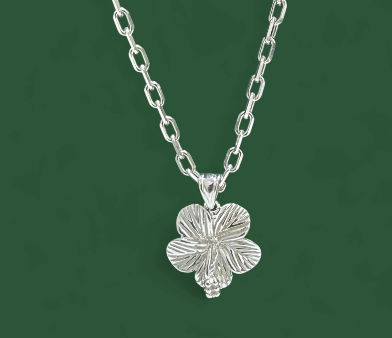 Beautiful flower charm pendant