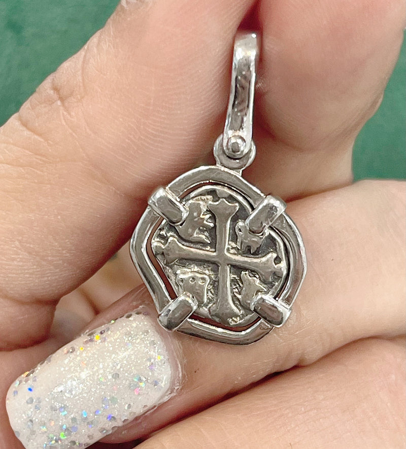 ATOCHA SILVER MINI COIN PENDANT