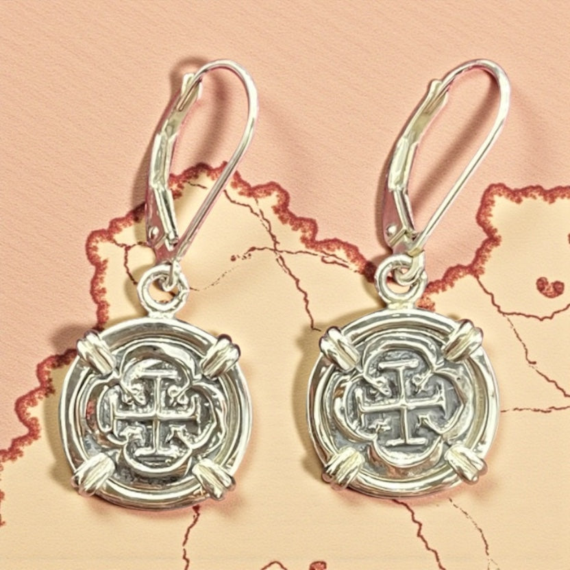 ATOCHA SILVER MINI COIN EARRINGS