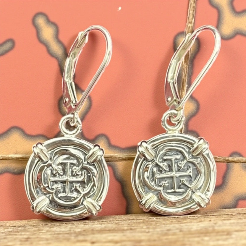 ATOCHA SILVER MINI COIN EARRINGS