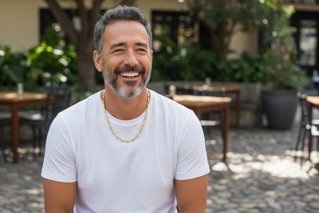 14k solid heavy gold  handmade  swivel chain 6mm