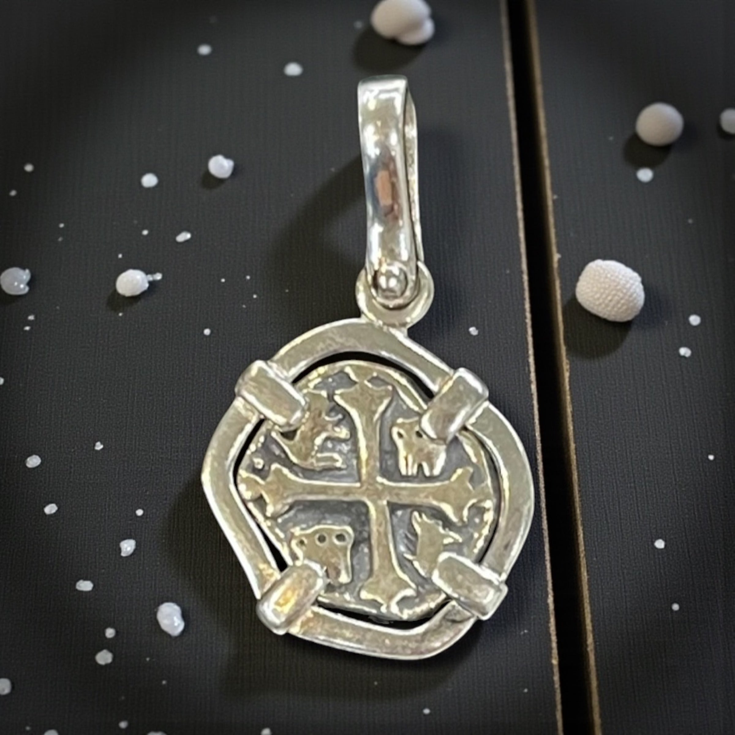 ATOCHA SILVER MINI COIN PENDANT