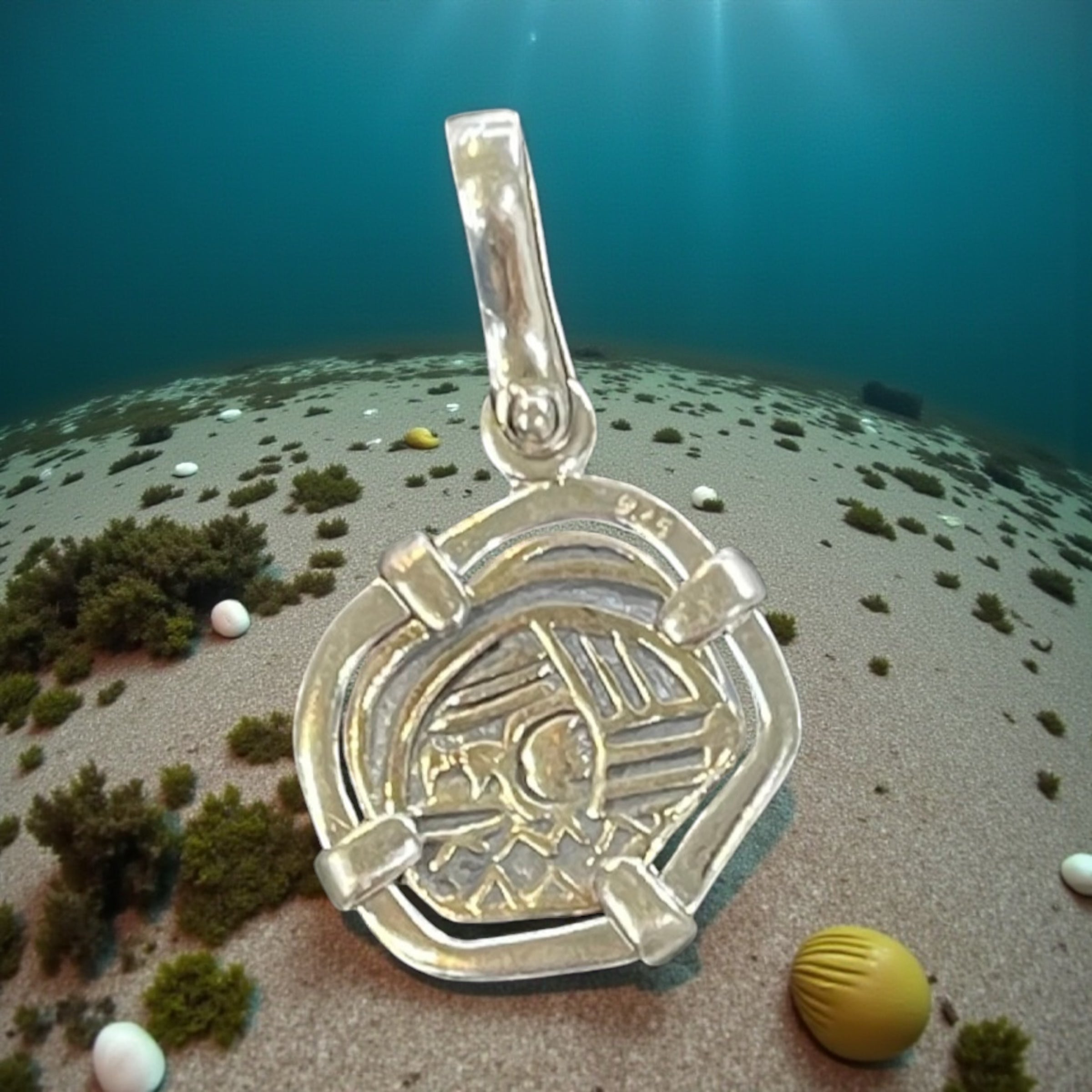 ATOCHA SILVER MINI COIN PENDANT