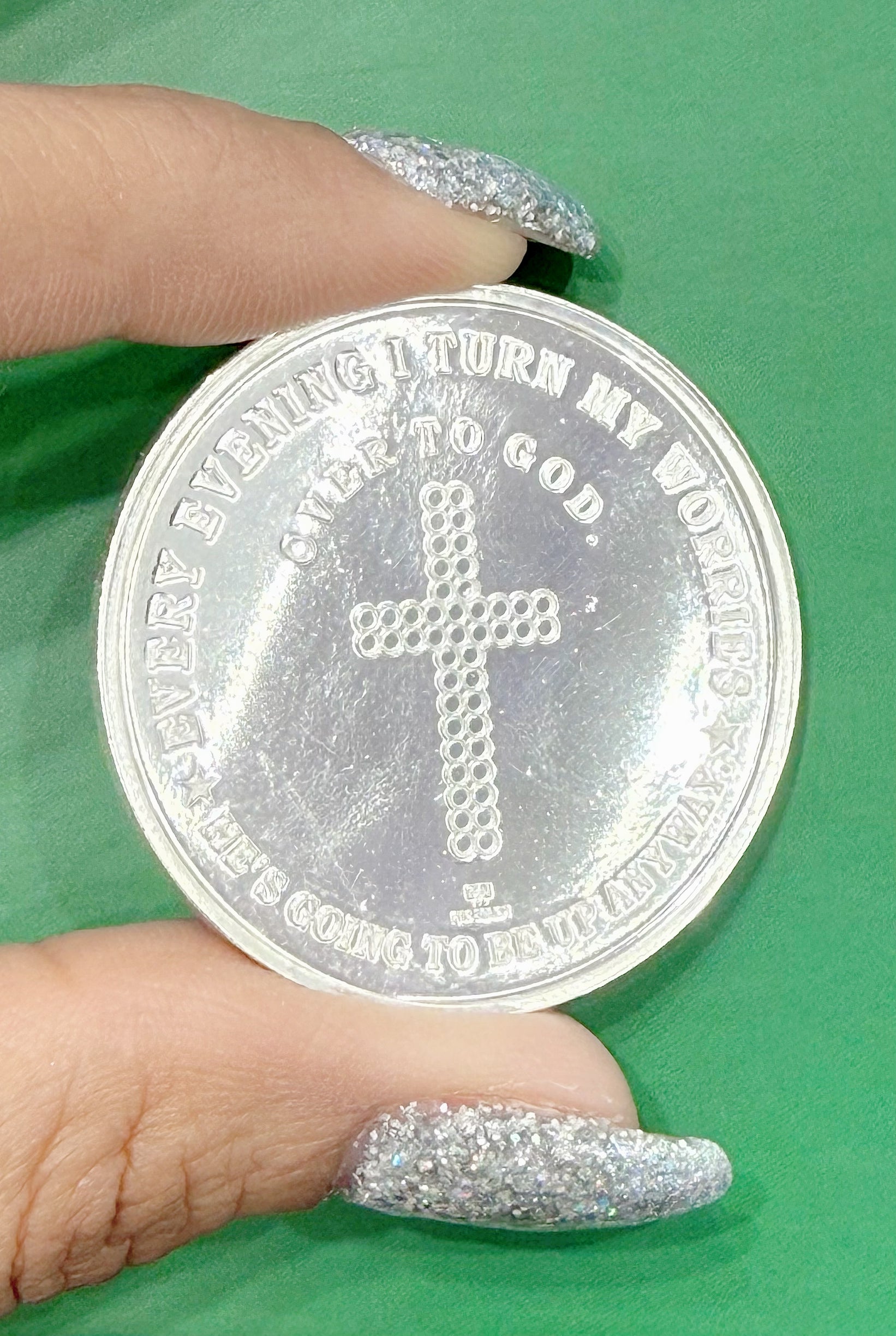 999 pure silver Jesus coin~ perfect gift
