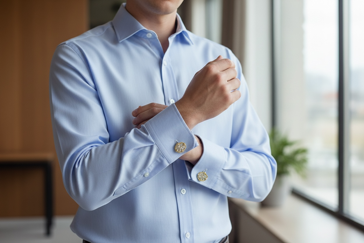 Atocha Shipwreck Coin Cufflinks: 14k Gold vermeil and Sterling Silver